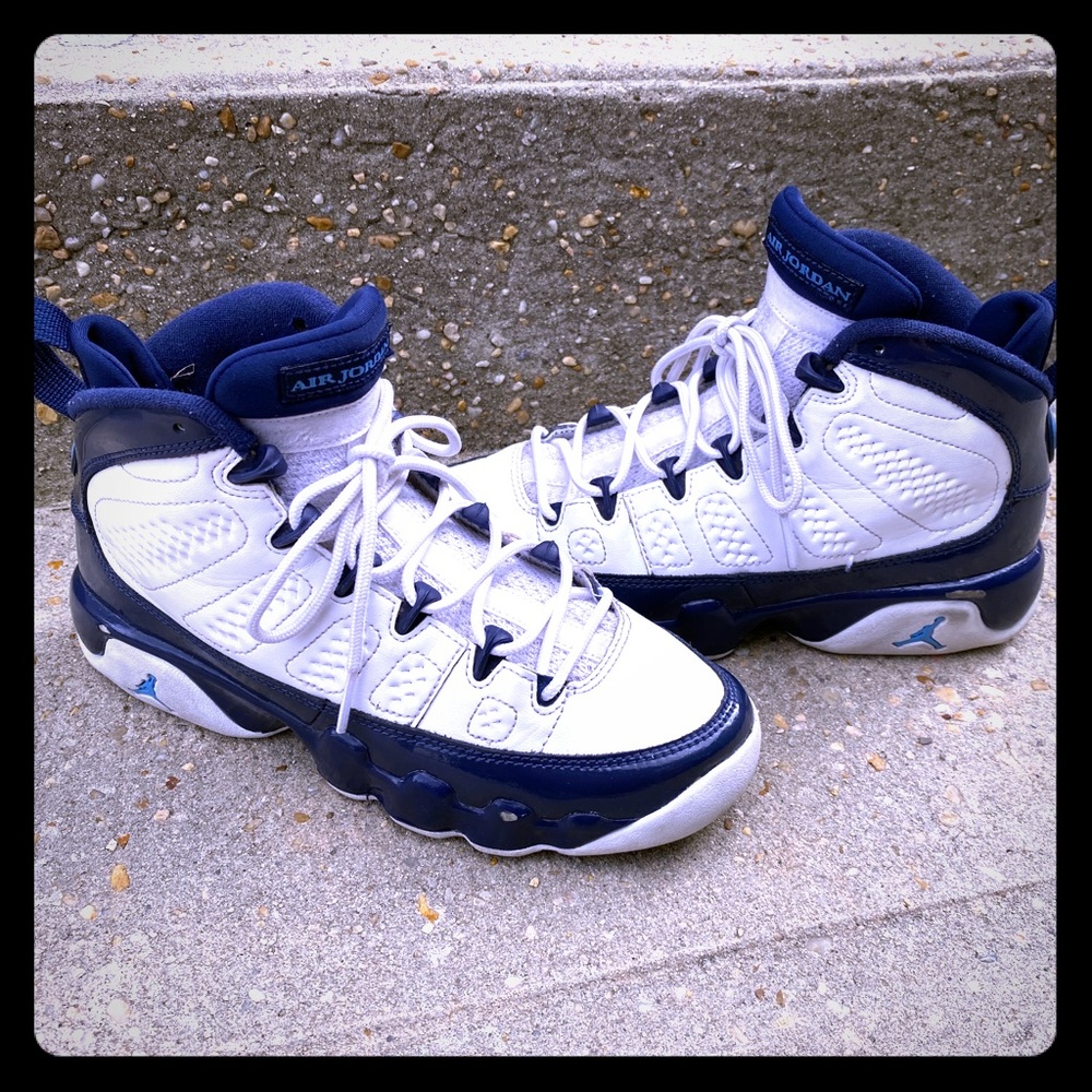 🔥Air Jordan 9 Pearl Blue or UNC💥
